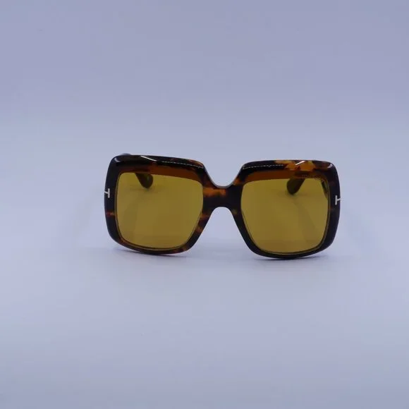 Tom Ford FT1194 52E Aurora Sunglasses Dark Havana Square  display picture 2